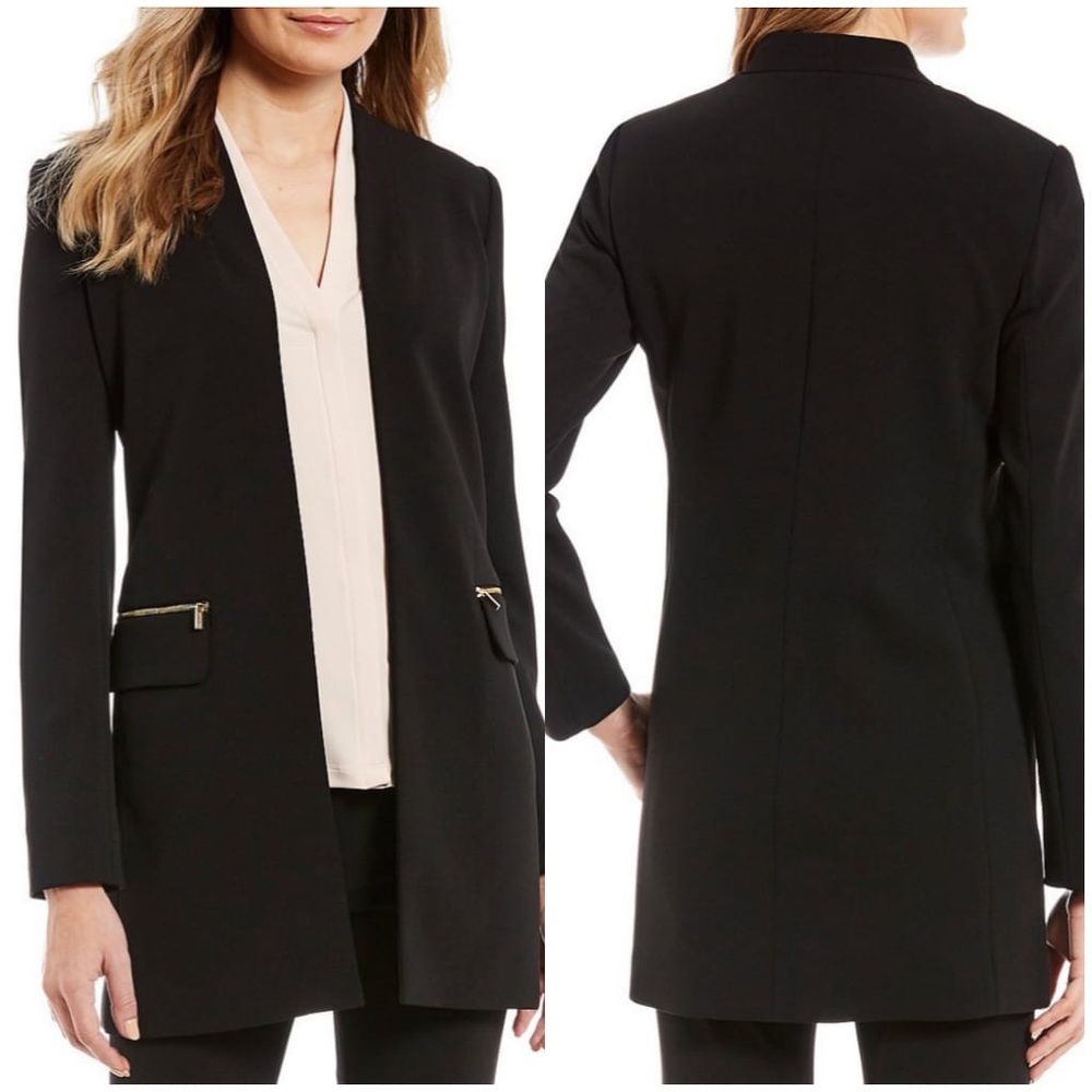 Calvin Klein opening front blazer
